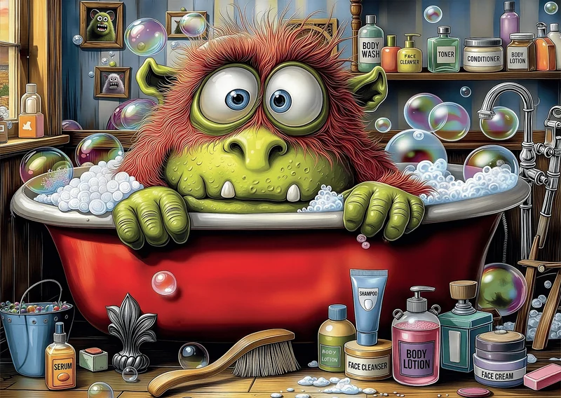 Monster's Beauty Routine (1000 pcs)