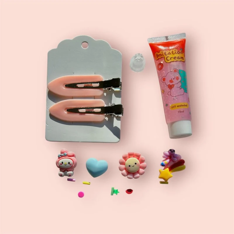 KIT Decoden Kawaii barrettes – Loisirs créatifs
