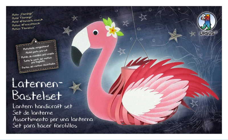 Kit de fabrication de lanternes « Flamingo »