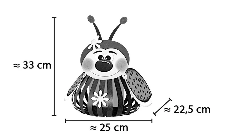 Kit de fabrication de lanternes « coccinelle »
