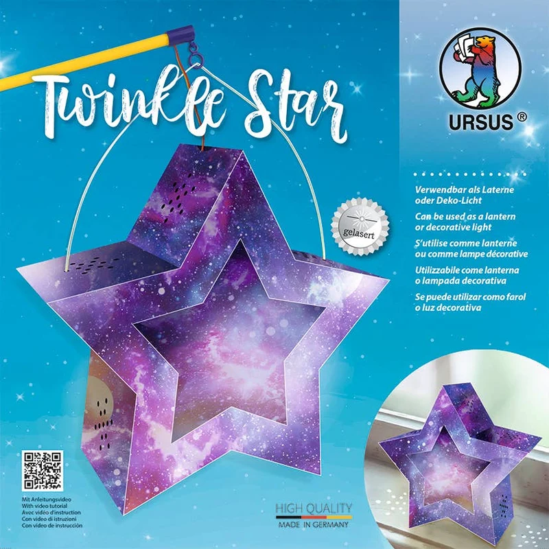Kit de bricolage Lanterne Étoile Scintillante “Galaxie” | DIY décoration lumineuse
