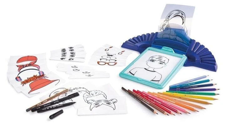 MAPED Creativ Avatar Studio – Machine à dessiner lumineuse enfants dès 7 ans