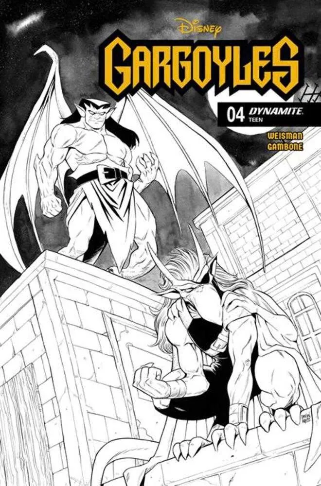 Gargoyles 2026 #4 DYNAMITE H 1:10 Dessin au trait de mousse 11/11/2026