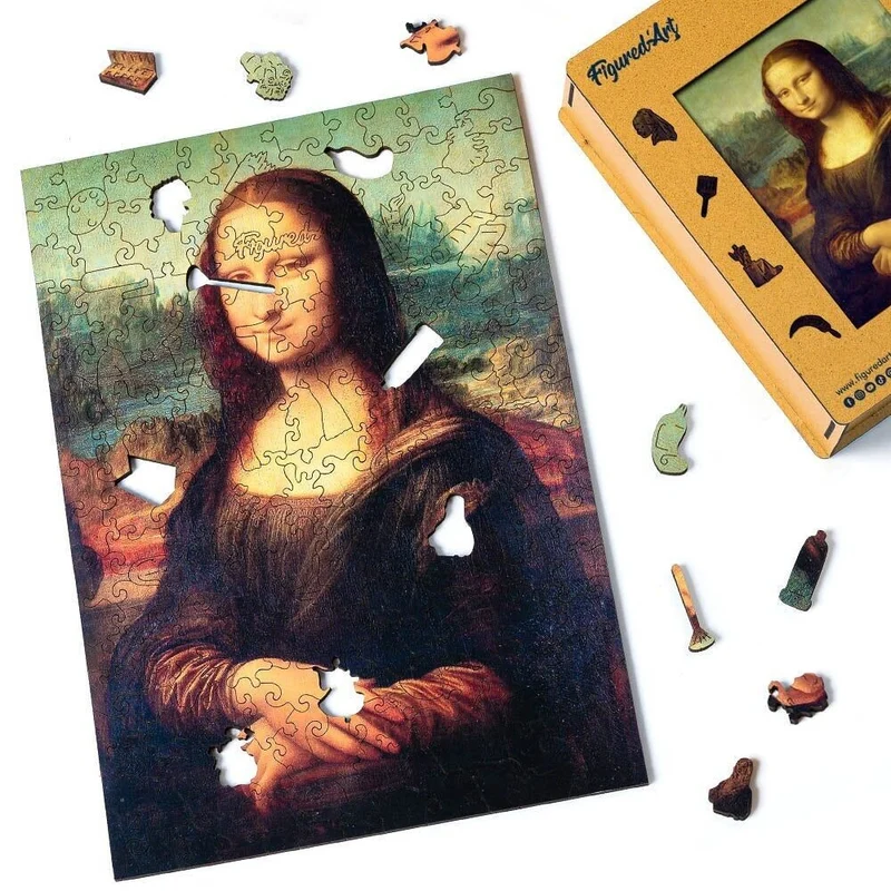 Puzzle 2D en Bois Adulte - La Joconde de Léonard de Vinci