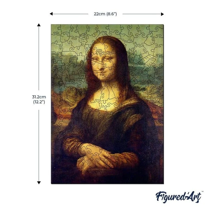 Puzzle 2D en Bois Adulte - La Joconde de Léonard de Vinci