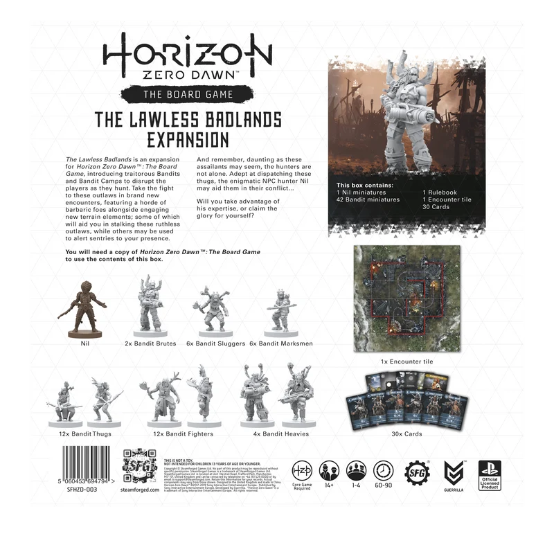 Horizon Zero Dawn Board Game - The Lawless Badlands Expansion