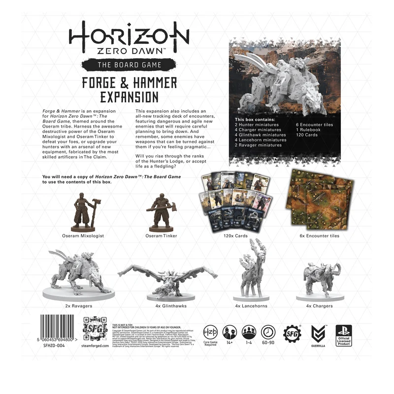 Horizon Zero Dawn Board Game - The Forge and Hammer Expansion