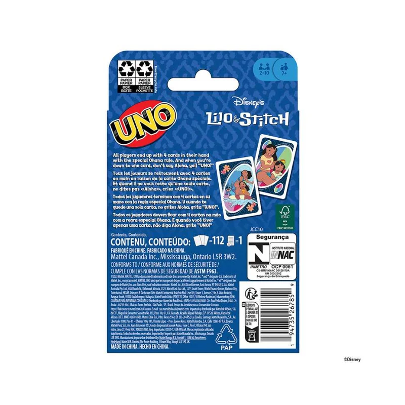 UNO- Lilo & Stitch (ML)