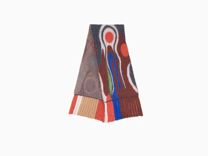 Izumi Kato x Anteprima - Petite écharpe en jacquard Pelosetto