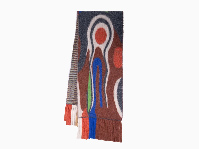 Izumi Kato x Anteprima - Écharpe en jacquard Pelosetto