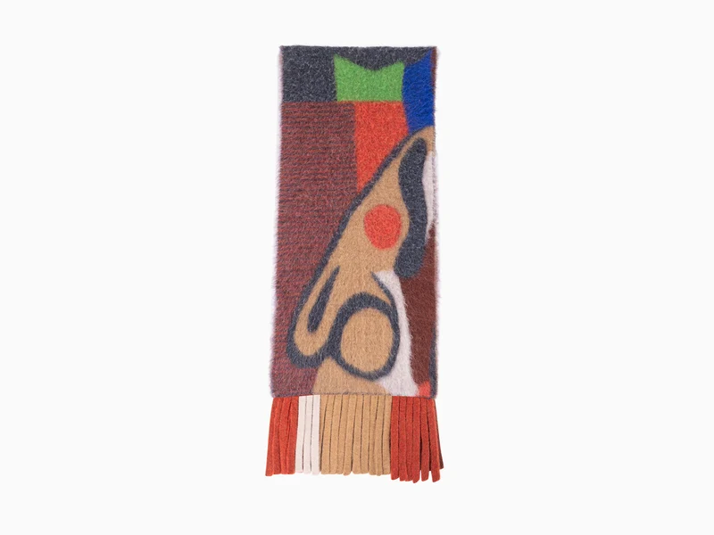 Izumi Kato x Anteprima - Écharpe en jacquard Pelosetto