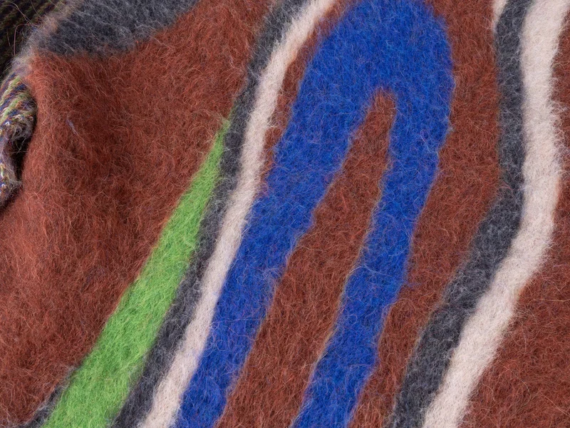 Izumi Kato x Anteprima - Écharpe en jacquard Pelosetto