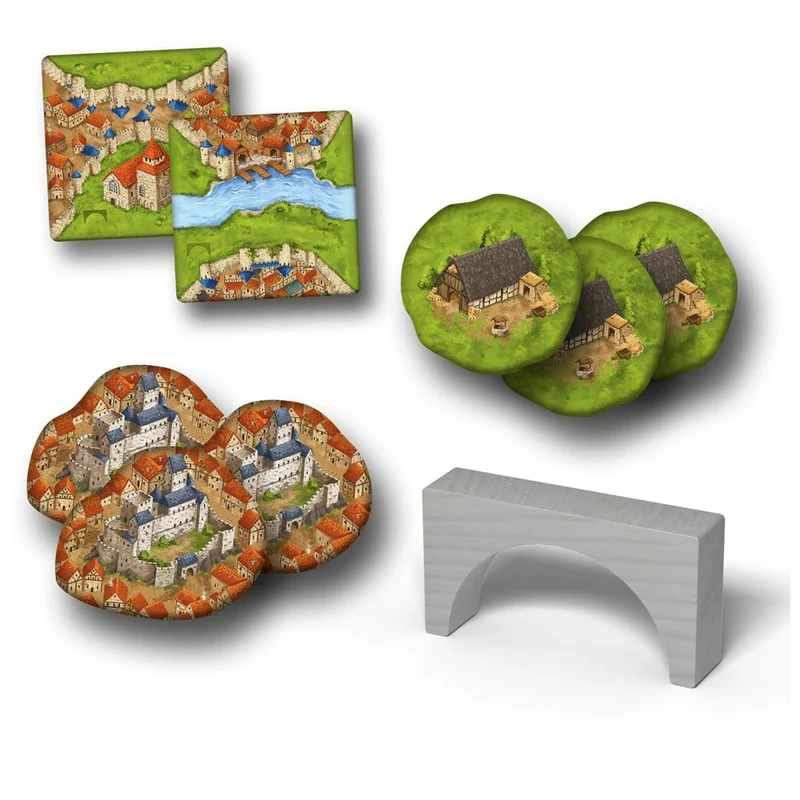 Carcassonne: Ext 8: Ponts & Chateaux - Version 2025 (FR)