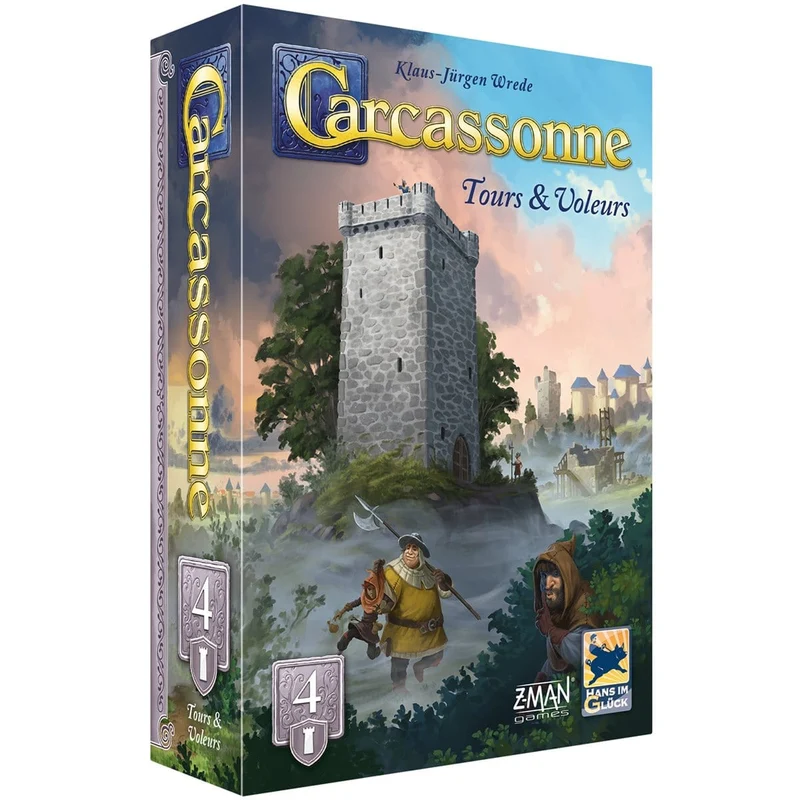 Carcassonne: Ext 4: Tours & Voleurs - Version 2025 (FR)