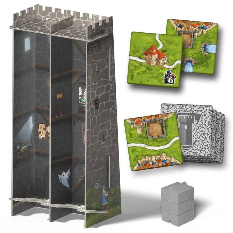 Carcassonne: Ext 4: Tours & Voleurs - Version 2025 (FR)