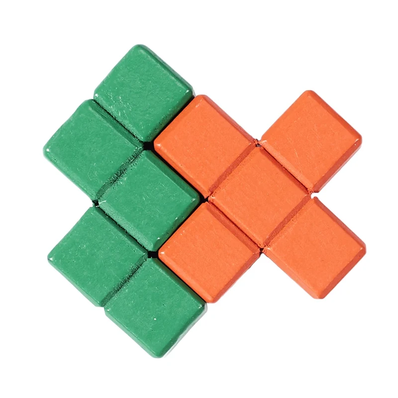 Puzzle Tetris en Bois Montessori — Jeu Logique d'Assemblage Enfant 3 ans