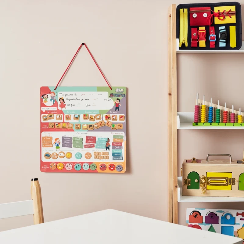 Semainier Enfant — Jeu Je Comprends Ma Journée Montessori