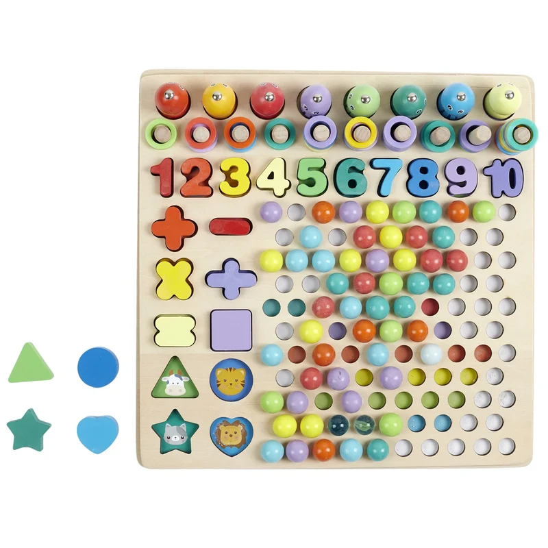 Jeu Mathématiques Montessori 13 en 1 — Coffret Évolutif de 3 à 10 ans