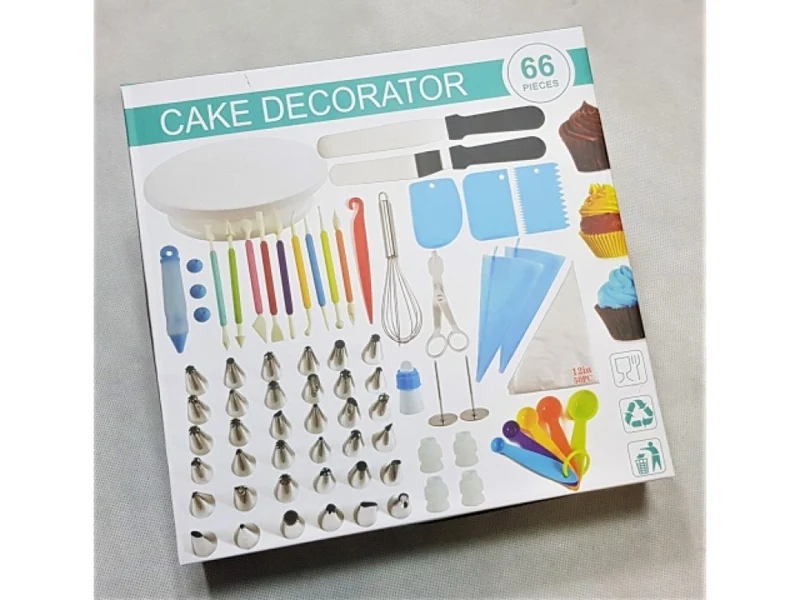 Set Pâtisserie Enfant — Kit Complet Décoration Gâteau 66 Pièces
