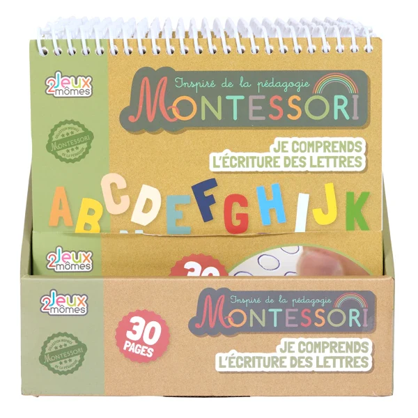 Cahier Montessori Lettres et Chiffres — J'Apprends à Écrire en Autonomie