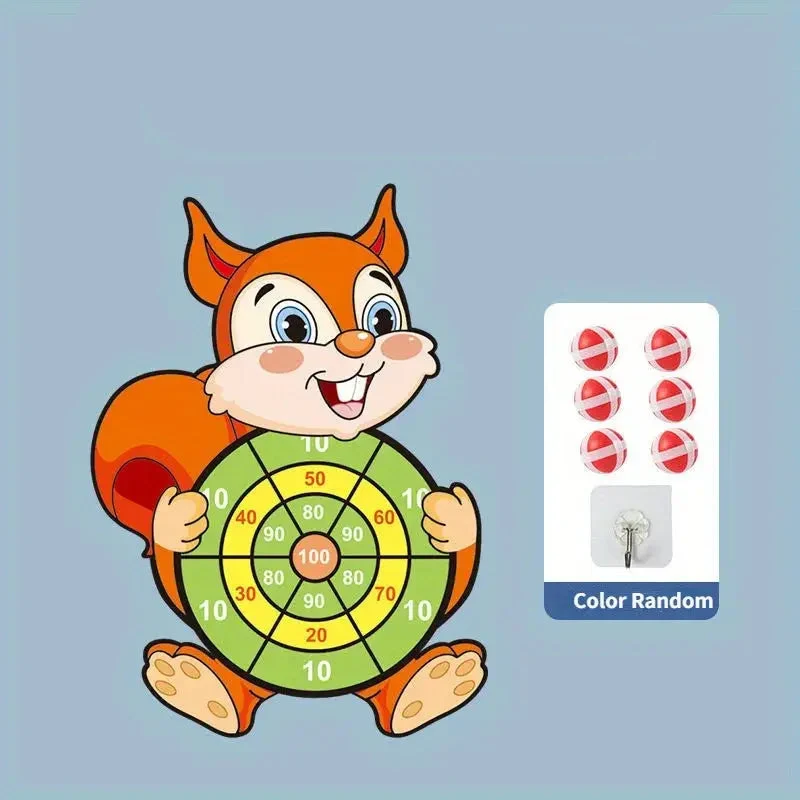 Cible Montessori à balles collantes – Jeu d’adresse pour enfants