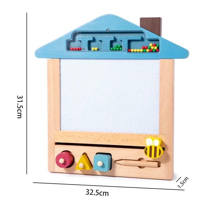 Planche à dessin Montessori en bois – Créativité et apprentissage ludique