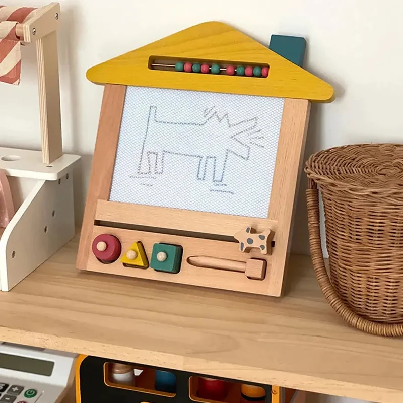 Planche à dessin Montessori en bois – Créativité et apprentissage ludique