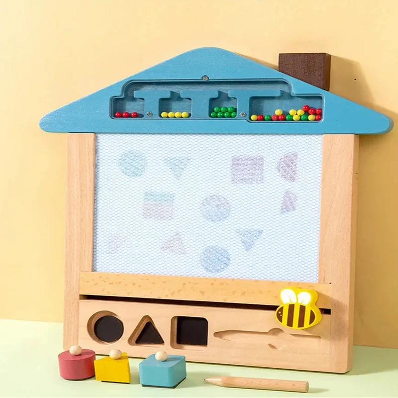 Planche à dessin Montessori en bois – Créativité et apprentissage ludique