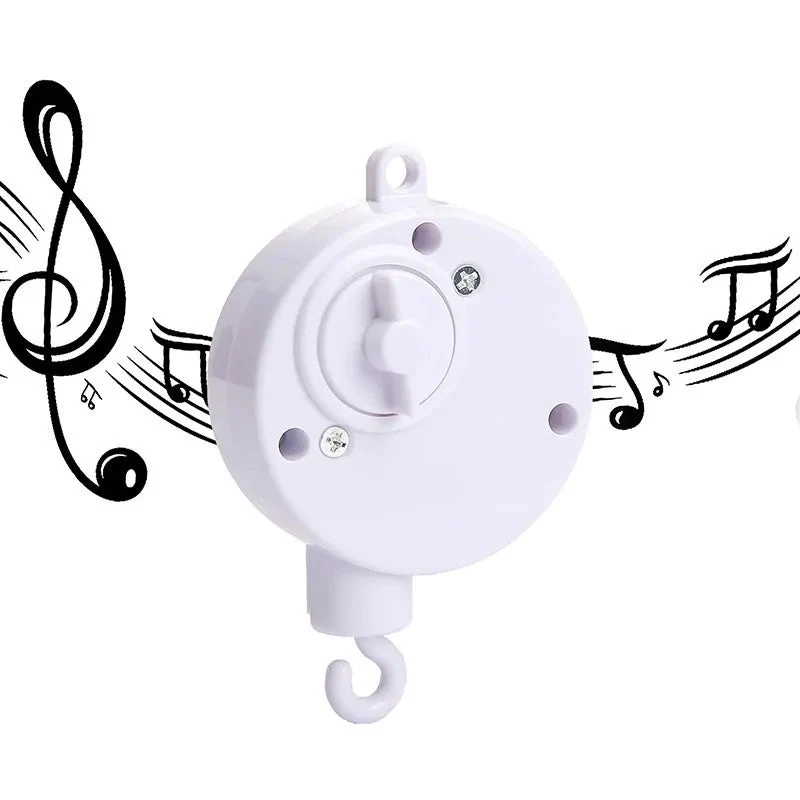 Mobile musical en bois pour bébé – Hochet suspendu