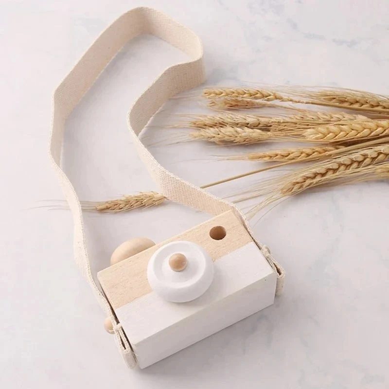 Jouet Appareil photo en bois avec cartes