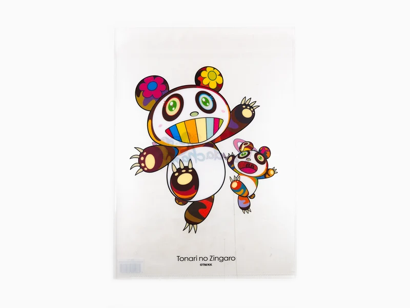 Takashi Murakami - Clear File Murakami Panda Parent and Cub