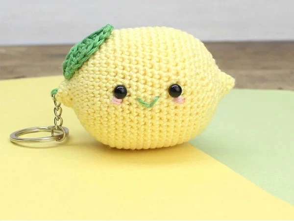 Kit crochet Amigurumi Porte clé Citron