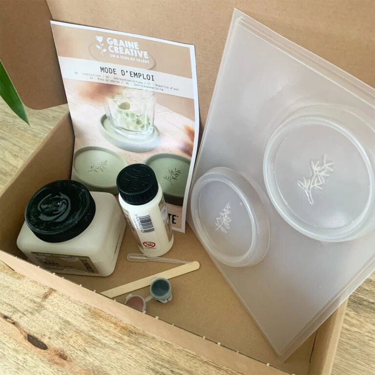 Kit 3 Sous-Verres Jesmonite – Graine Créative