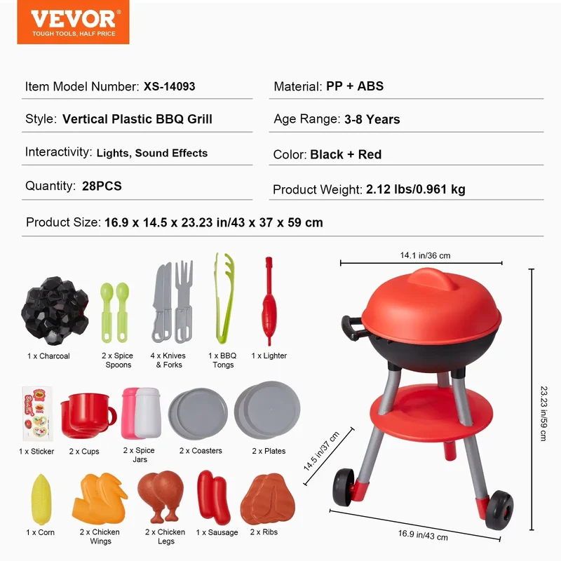 Set Barbecue Jouet Enfant | Jeu Éducatif et Ludique