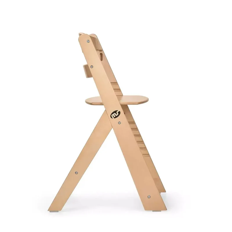 Chaise Haute 2-en-1 en Bois pour Bébé et Enfant - Évolutive de 6 Mois à 10 Ans