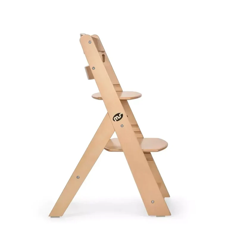 Chaise Haute 2-en-1 en Bois pour Bébé et Enfant - Évolutive de 6 Mois à 10 Ans