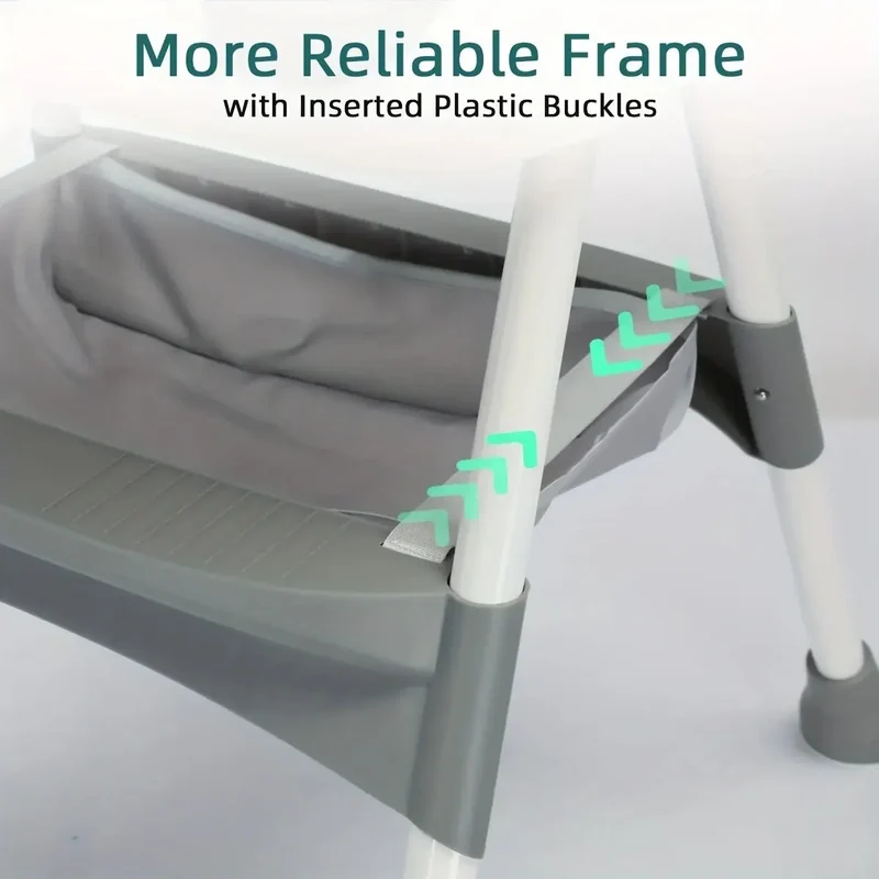 Chaise Haute pour Bébé et Tout-Petit - Pliable et Réglable