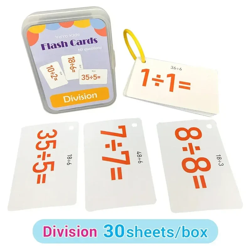 Cartes Éducatives en Anglais pour Enfants - Set de Cartes d'Apprentissage Cognitif