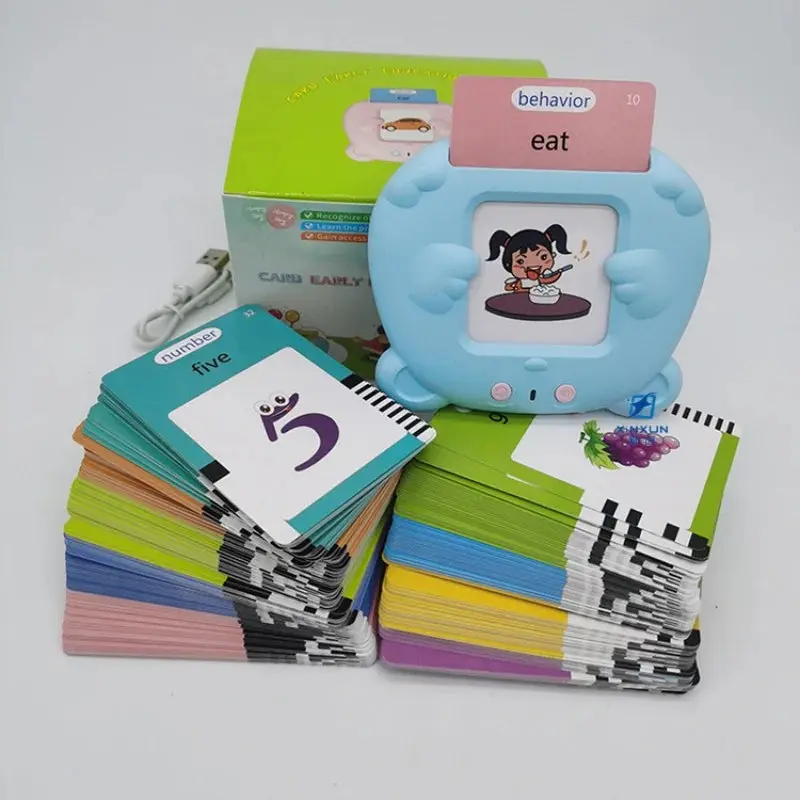 Mes Premiers Mots | Cartes Parlantes | Jouet Educatif pour Enfants 3 - 6 ans