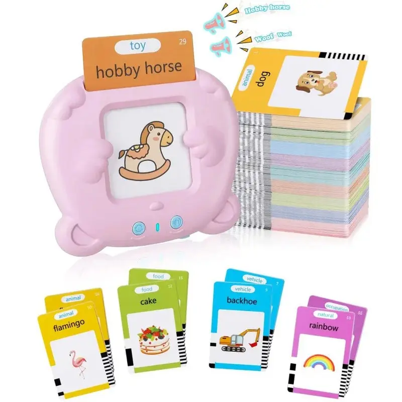 Mes Premiers Mots | Cartes Parlantes | Jouet Educatif pour Enfants 3 - 6 ans