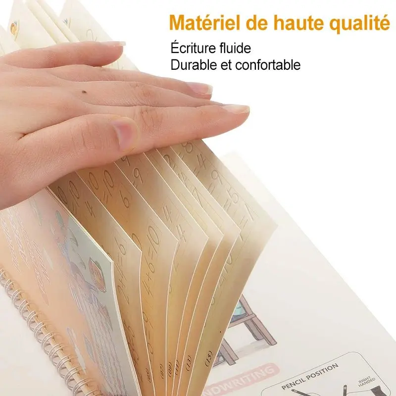 Cahier d'exercices pour contrôler son Stylo - Entraînement à la Calligraphie pour Enfants