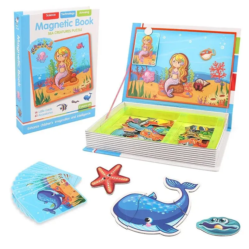 Puzzle Magnétique Tangram pour Enfants