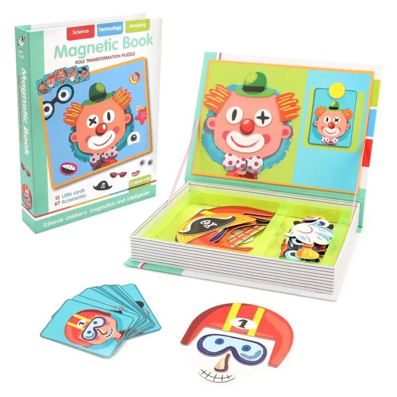 Puzzle Magnétique Tangram pour Enfants