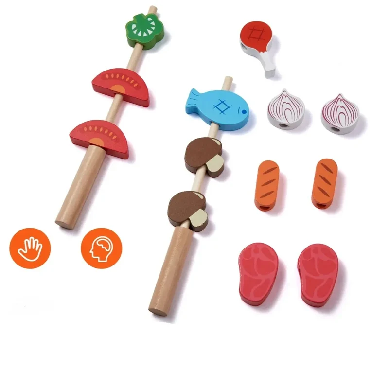BBQ Grill en Bois pour Enfants