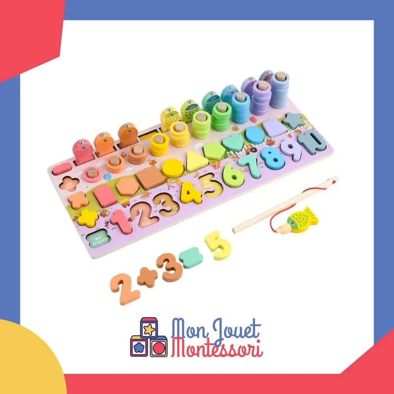 Planche d'occupation Montessori Poisson