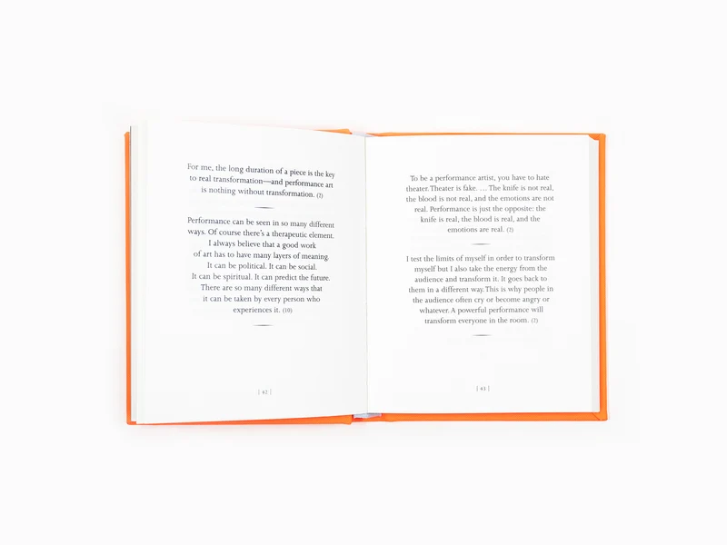 Marina Abramovic - Abramovic-ismes