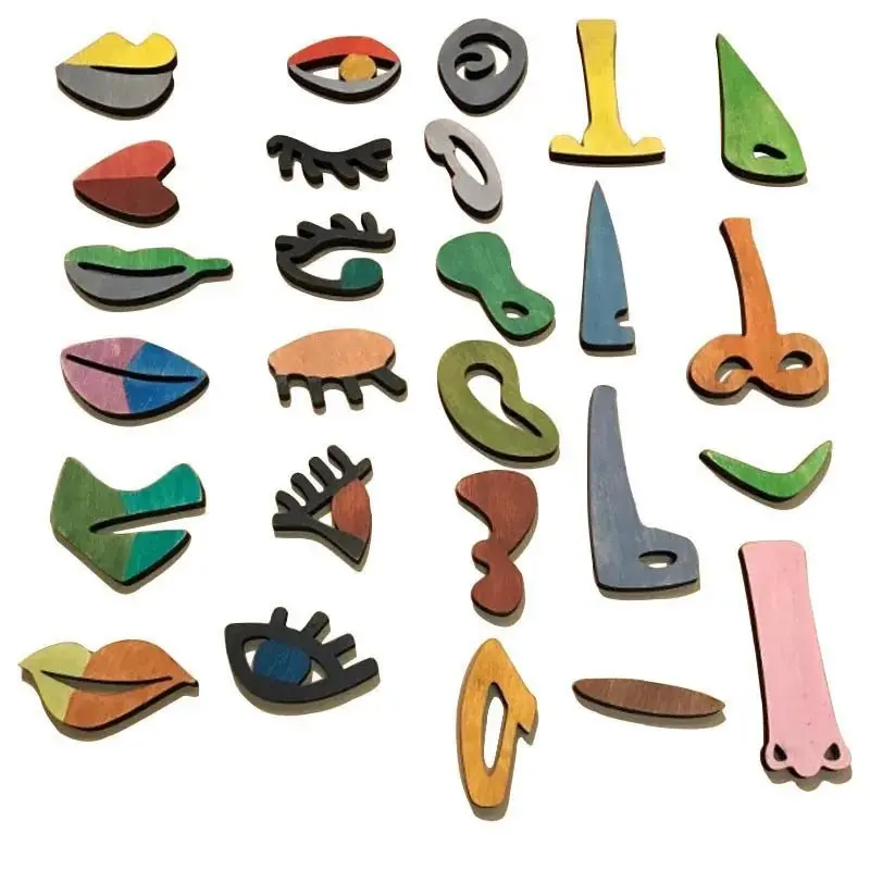 Puzzle visage artistique pour enfants