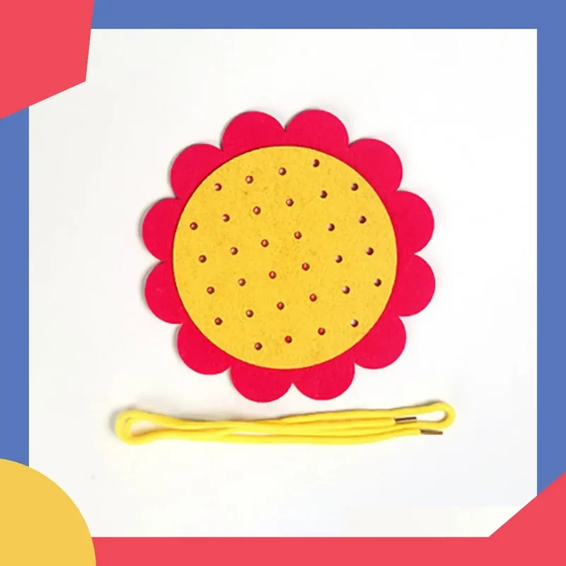 Jeu de laçage pour motricité fine