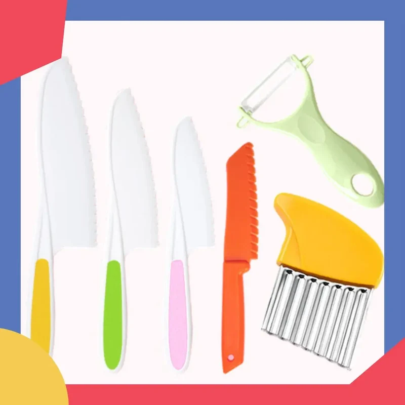 Set ustensiles de cuisine Montessori 6 pièces