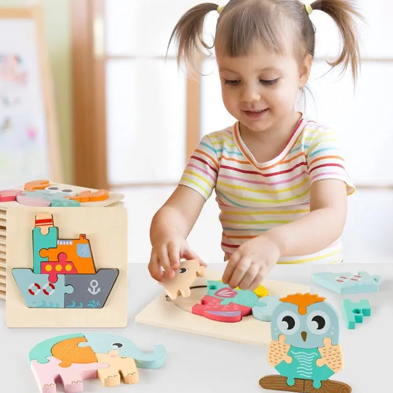 Puzzle Montessori 3D